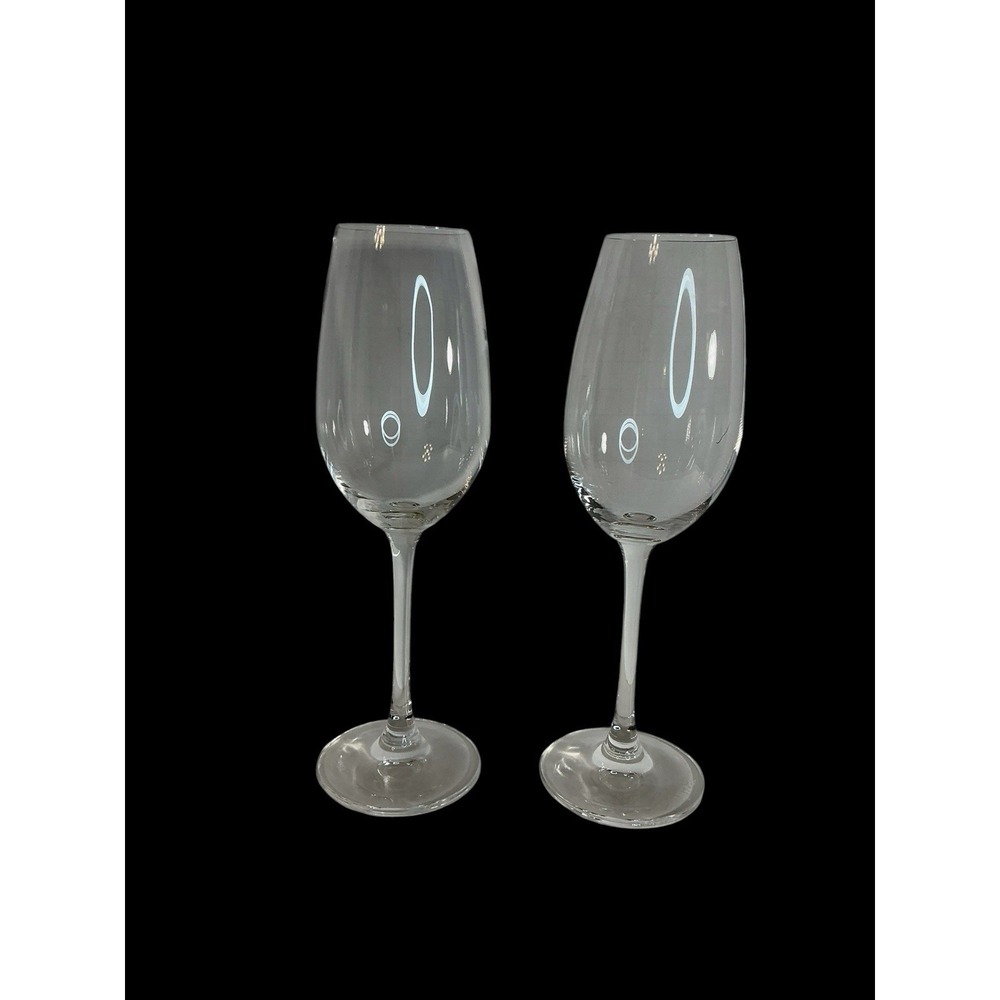 Riedel Champagne Flutes Vivant Crystal Glasses 9 oz  set of two